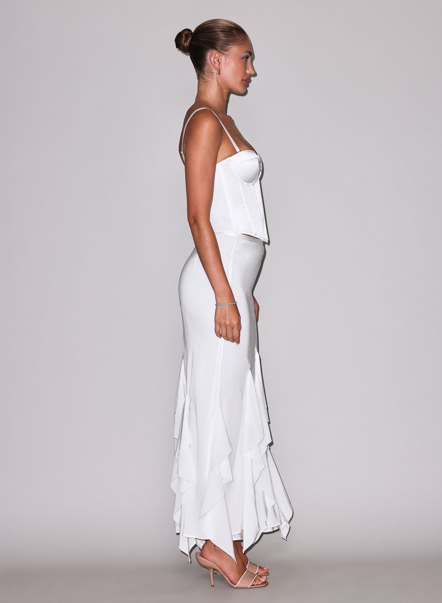 Eva Skirt-white- fleur du mal- white
