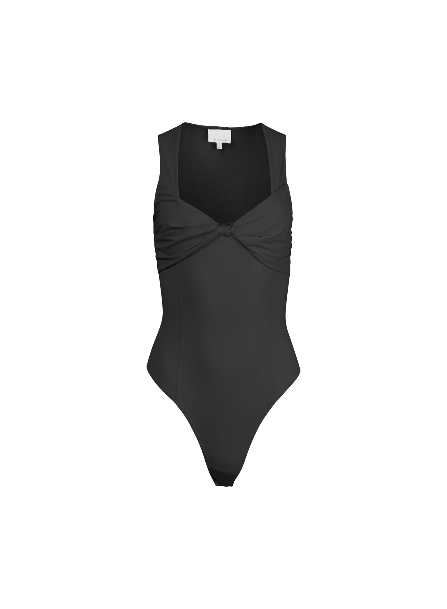 Sleek bodysuit in black