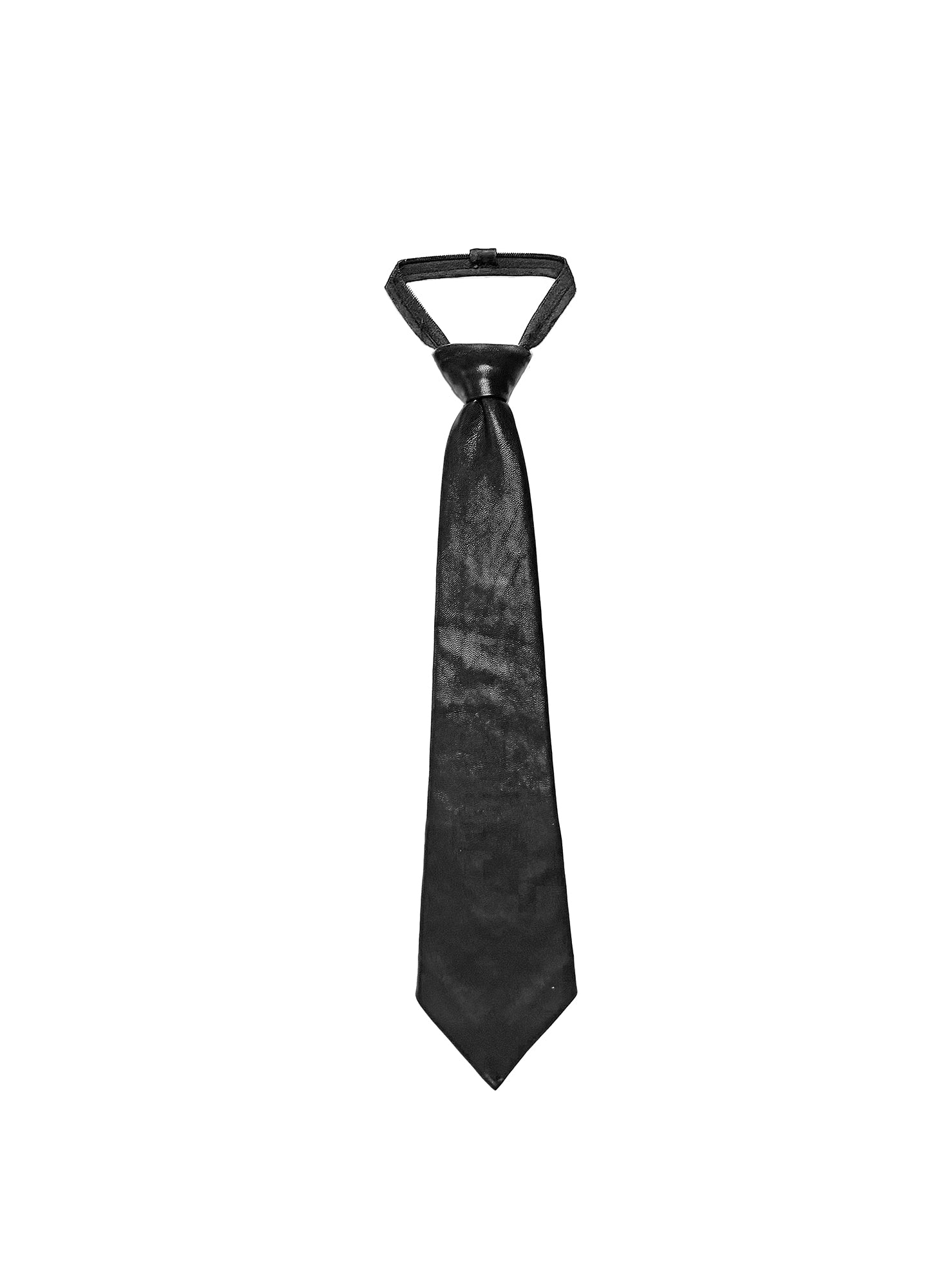 Black Vegan Leather Tie| Fleur du Mal