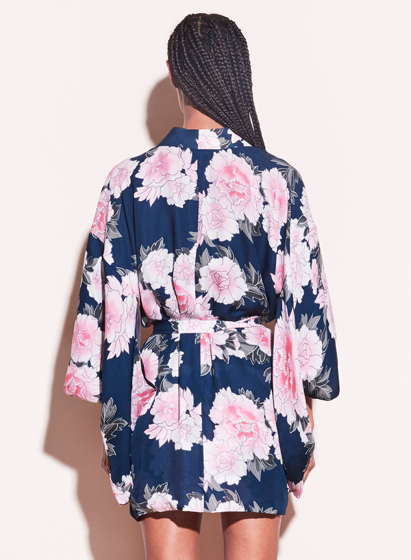Haori Kimono-teal | Fleur du Mal