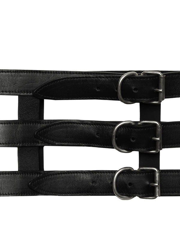 Multi Strap Belt-black | Fleur du Mal