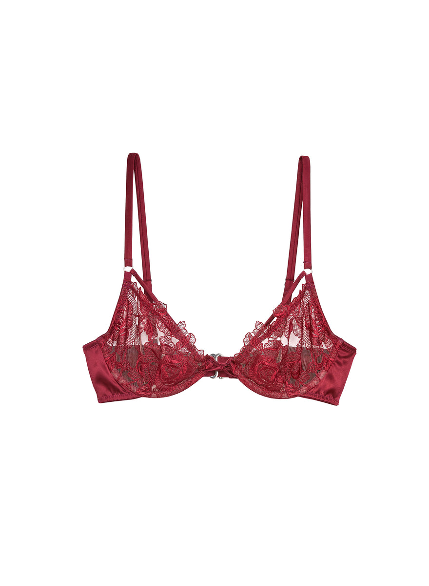 Rose Embroidery Demi Bra Fleur du Mal