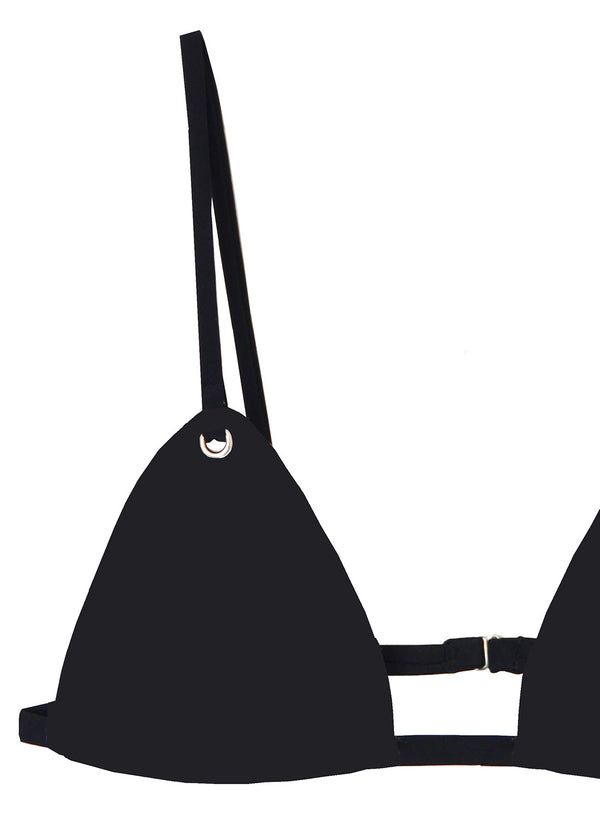 Triangle Bikini Top-black | Fleur du Mal