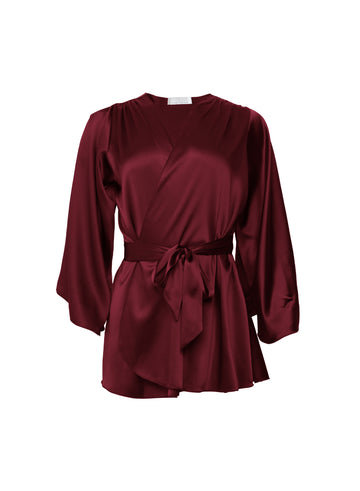 Black - Angel Sleeve Robe | Fleur du Mal