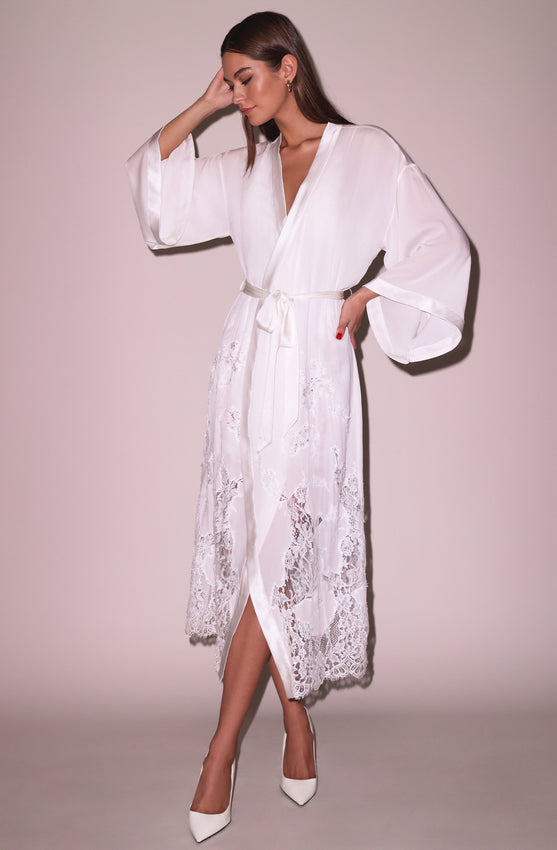 Cléo Lace Long Robe