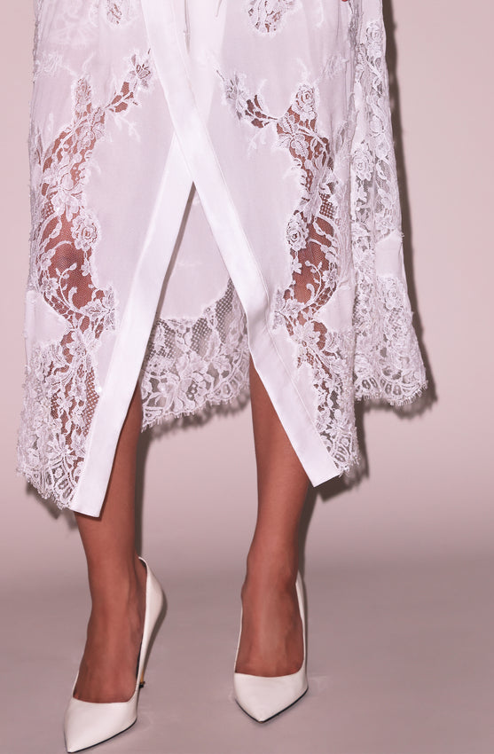 Cléo Lace Long Robe