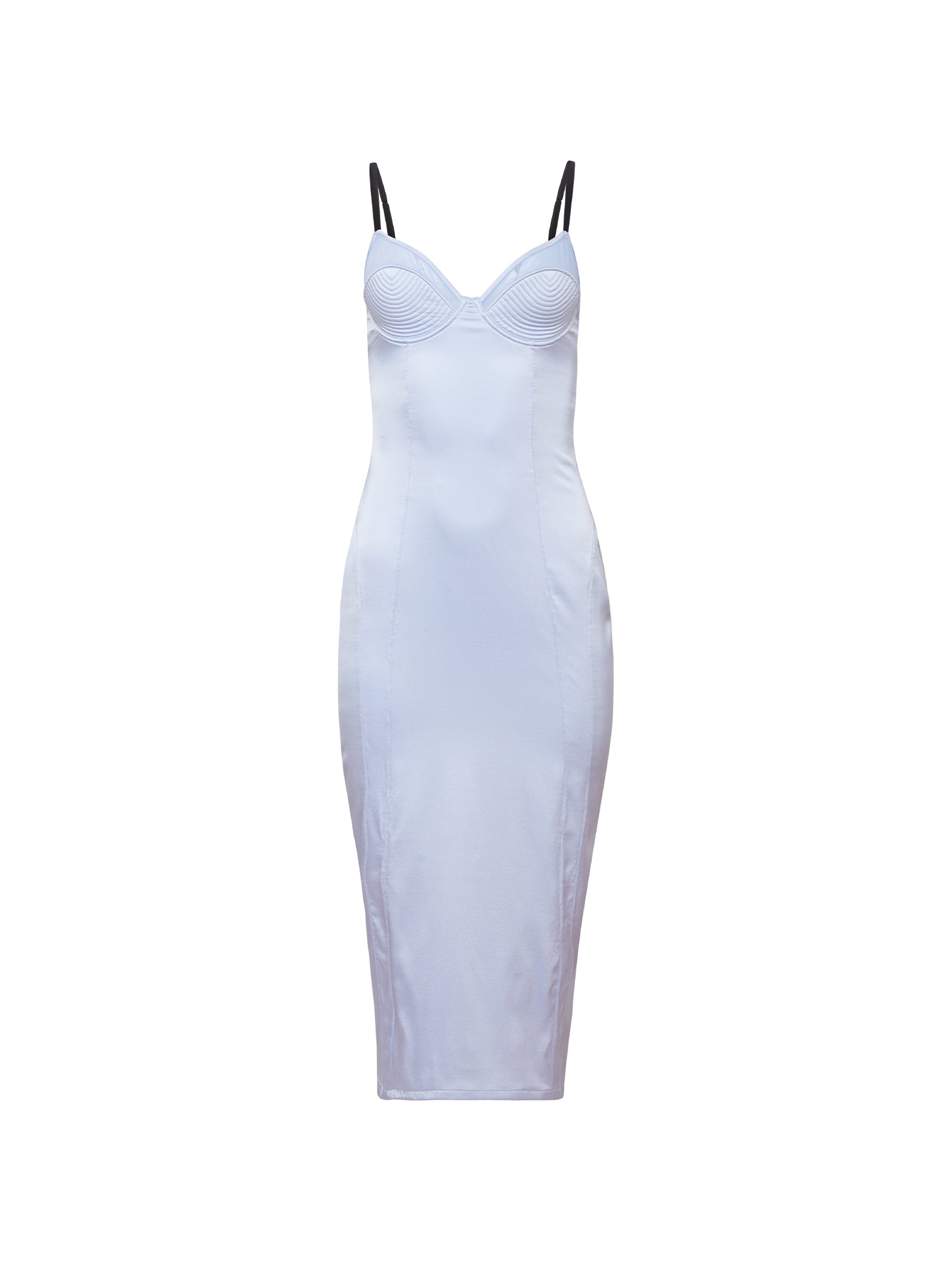 Bebe Midi Slip Dress-Ice Queen Blue-Fleur du Mal