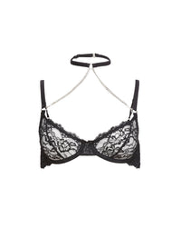 Bianca Lace Chain Bra black