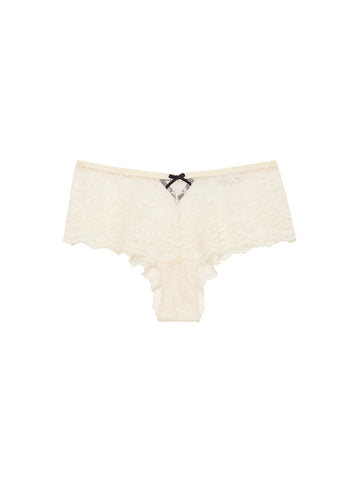 Linen beige - Bianca Lace Boyshort | Fleur du Mal