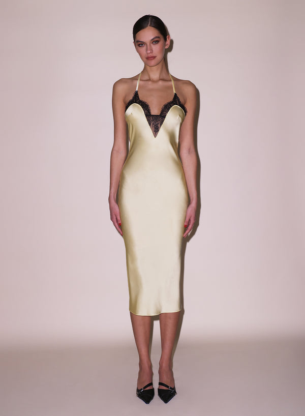 Buttercream - Buckle T-Strap Dress | Fleur du Mal