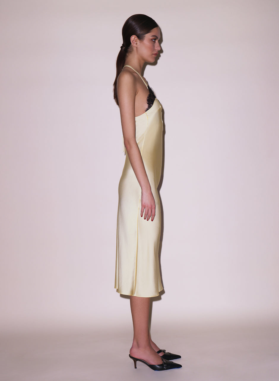 Buttercream - Buckle T-Strap Dress | Fleur du Mal