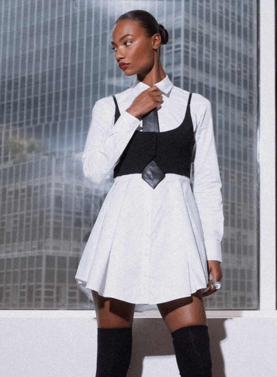 Black - Vegan Leather Tie | Fleur du Mal