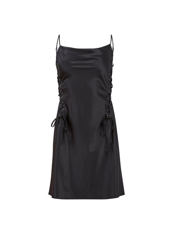Black Ella Mini Dress | Fleur du Mal Black Ella Mini Dress | Fleur du Mal