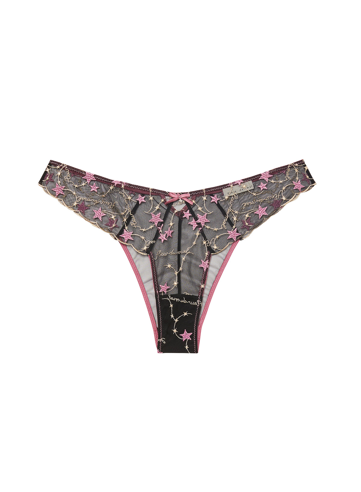 Étoile Embroidery Cheeky-pink truffle-flat