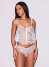 Jasmine Lace Flutter Cami