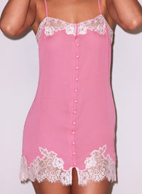 Juliet Lace Slip in pink-fleur du mal