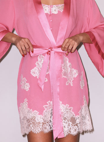 Watermelon - Juliet Lace Robe | Fleur du Mal