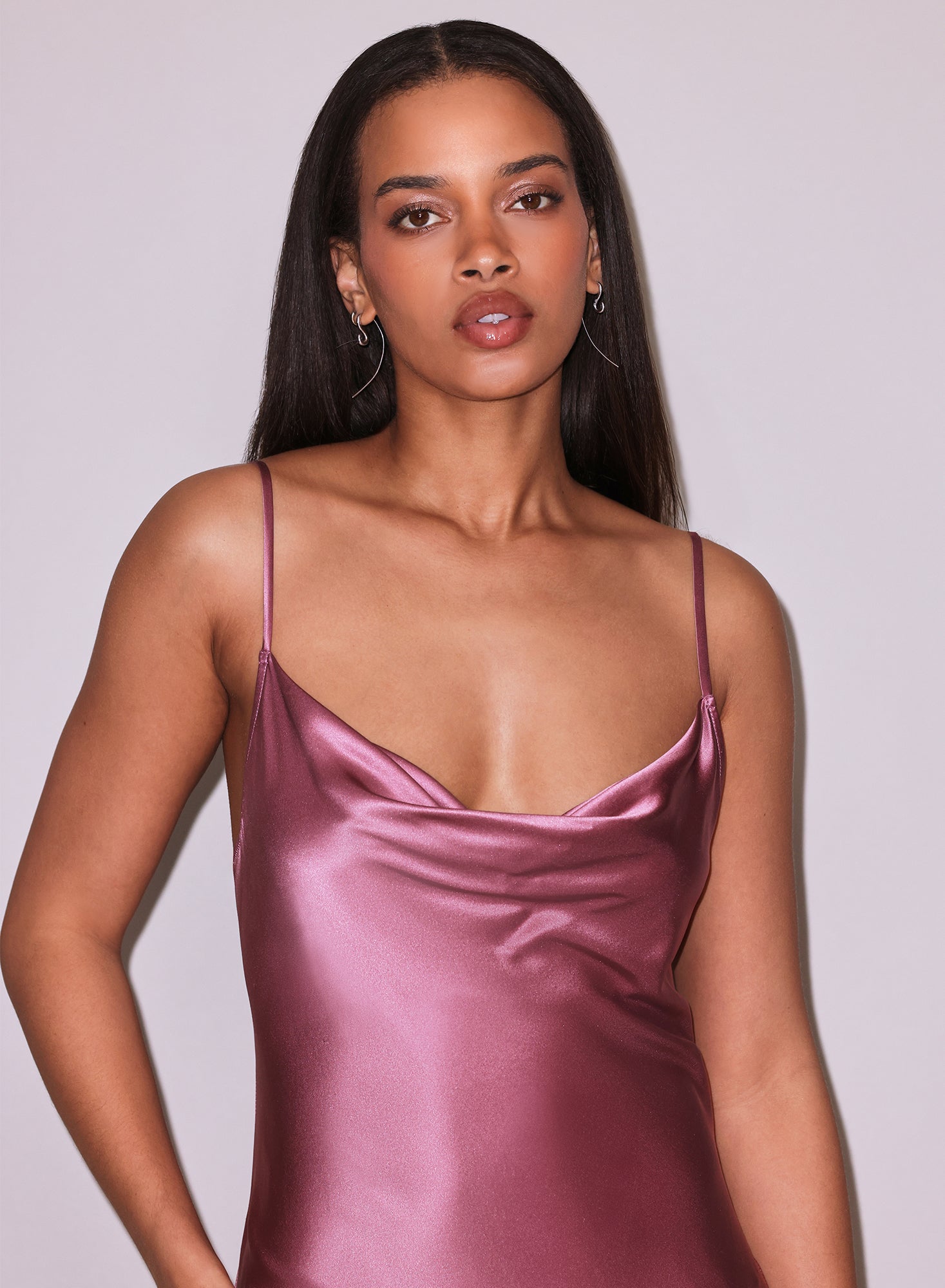Cowl Neck Slip Dress- fleur du mal