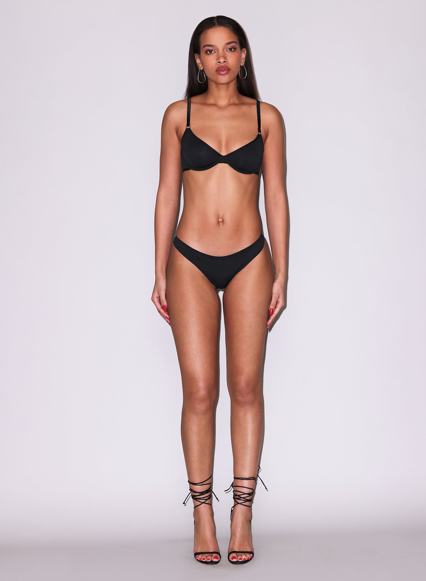 Le Stretch Micro Thong Black- Fleur du Mal