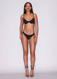 Le Stretch Micro Demi Bra- Black- Fleur du Mal