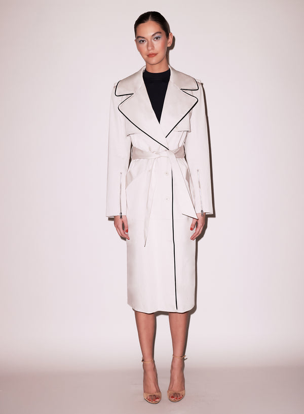 Biscotti - Twill Trench | Fleur du Mal