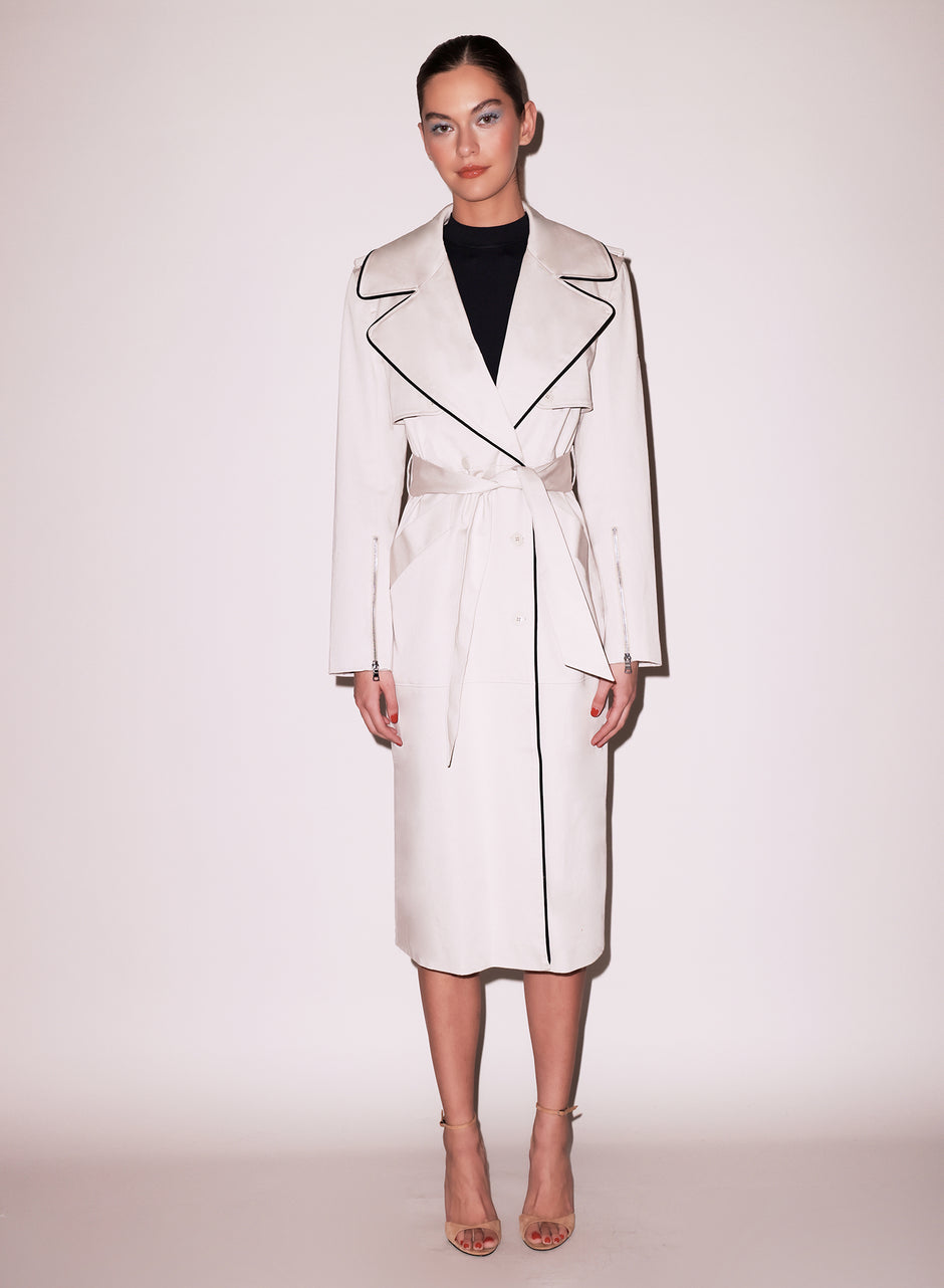 Biscotti - Twill Trench | Fleur du Mal