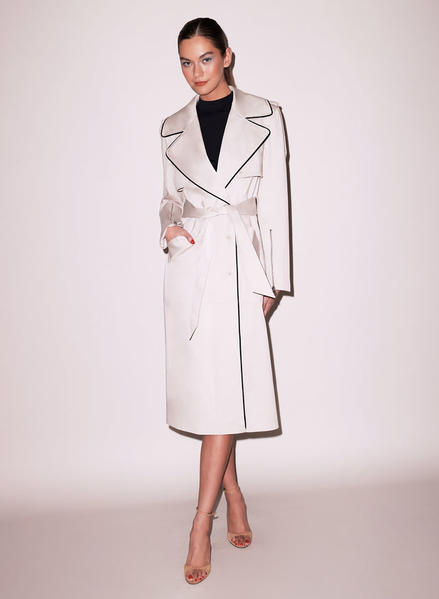 Biscotti - Twill Trench | Fleur du Mal