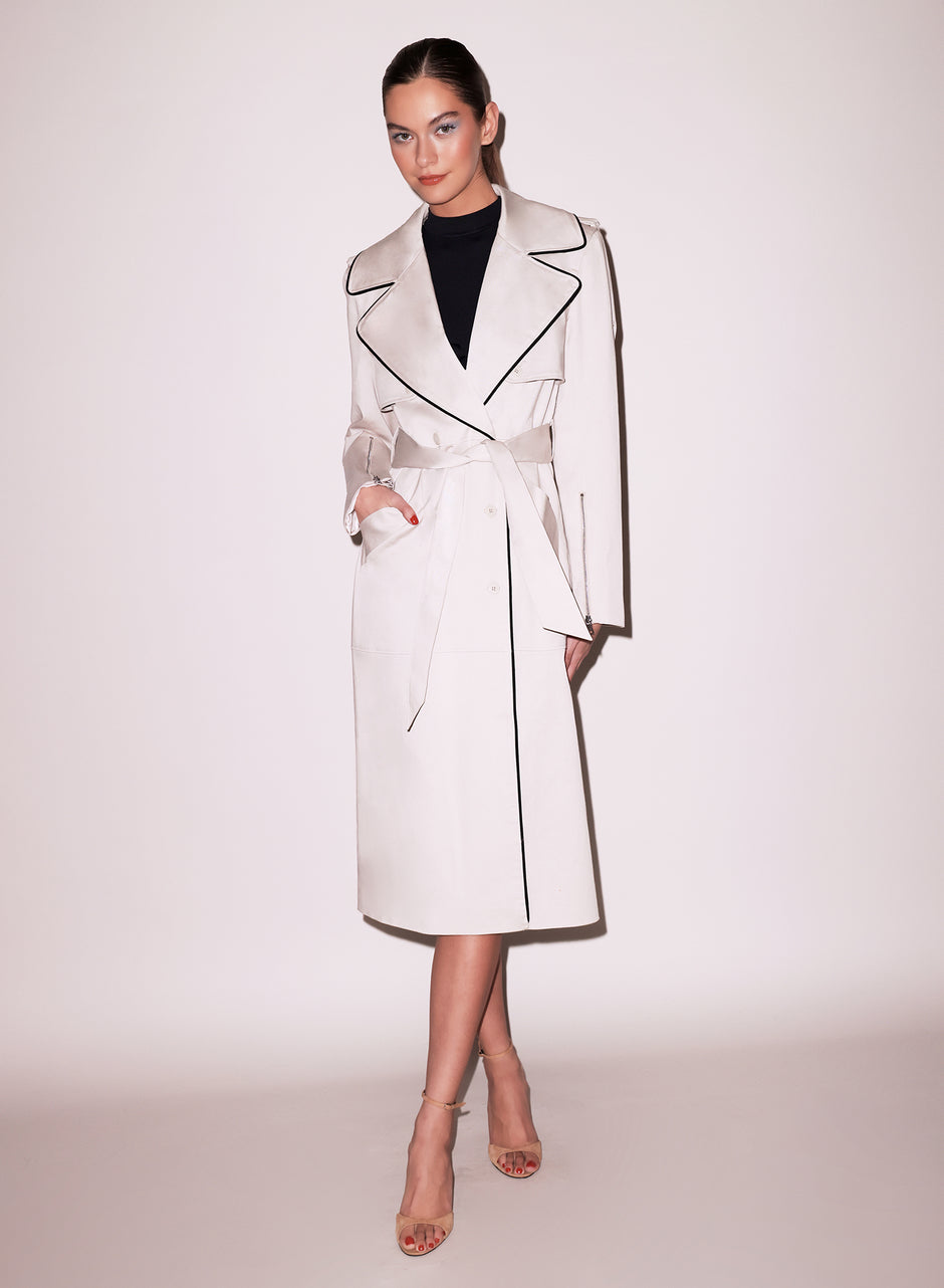 Biscotti - Twill Trench | Fleur du Mal