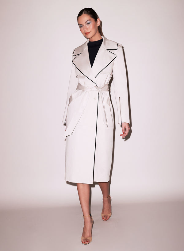 Biscotti - Twill Trench | Fleur du Mal