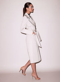 Twill Trench Coat side view