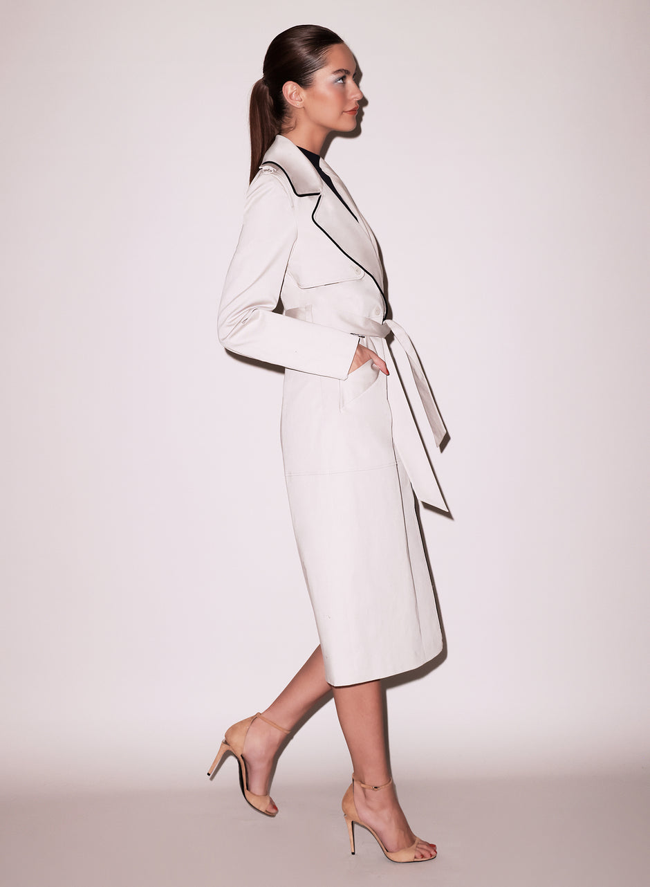 Biscotti - Twill Trench | Fleur du Mal