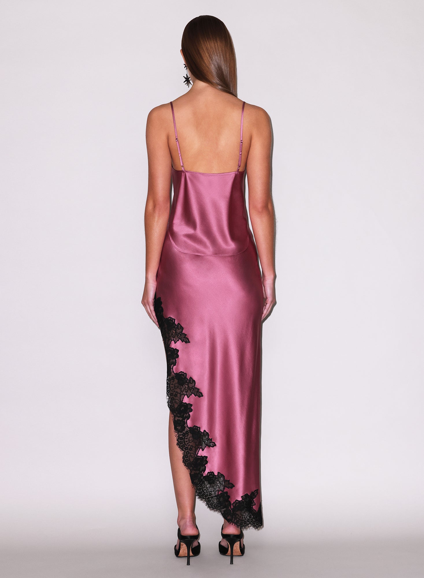 Juliet Lace Cami- pink truffle- fleur du mal