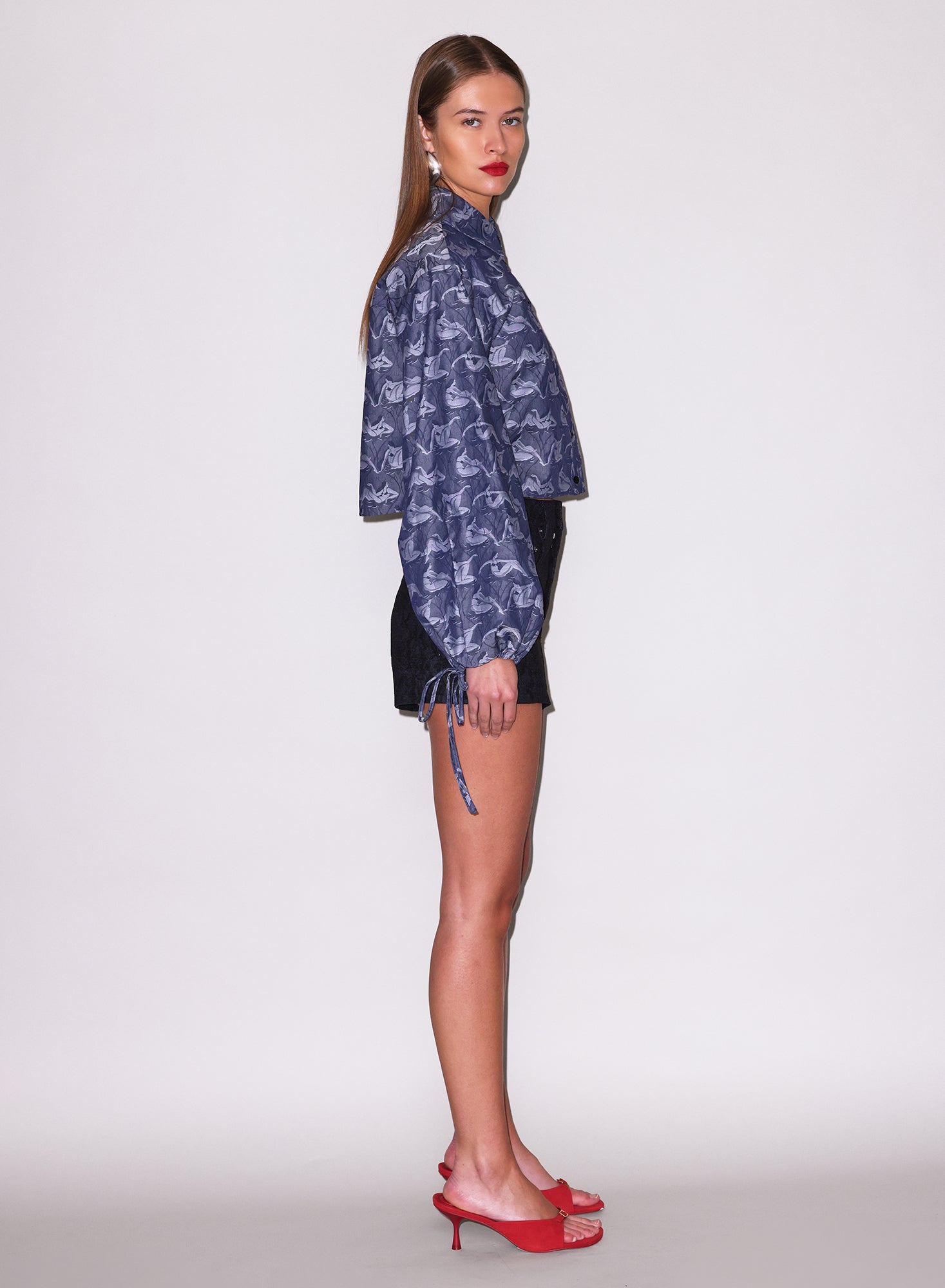 Fleur Muse Jacquard Shirt-SIDE- FDM