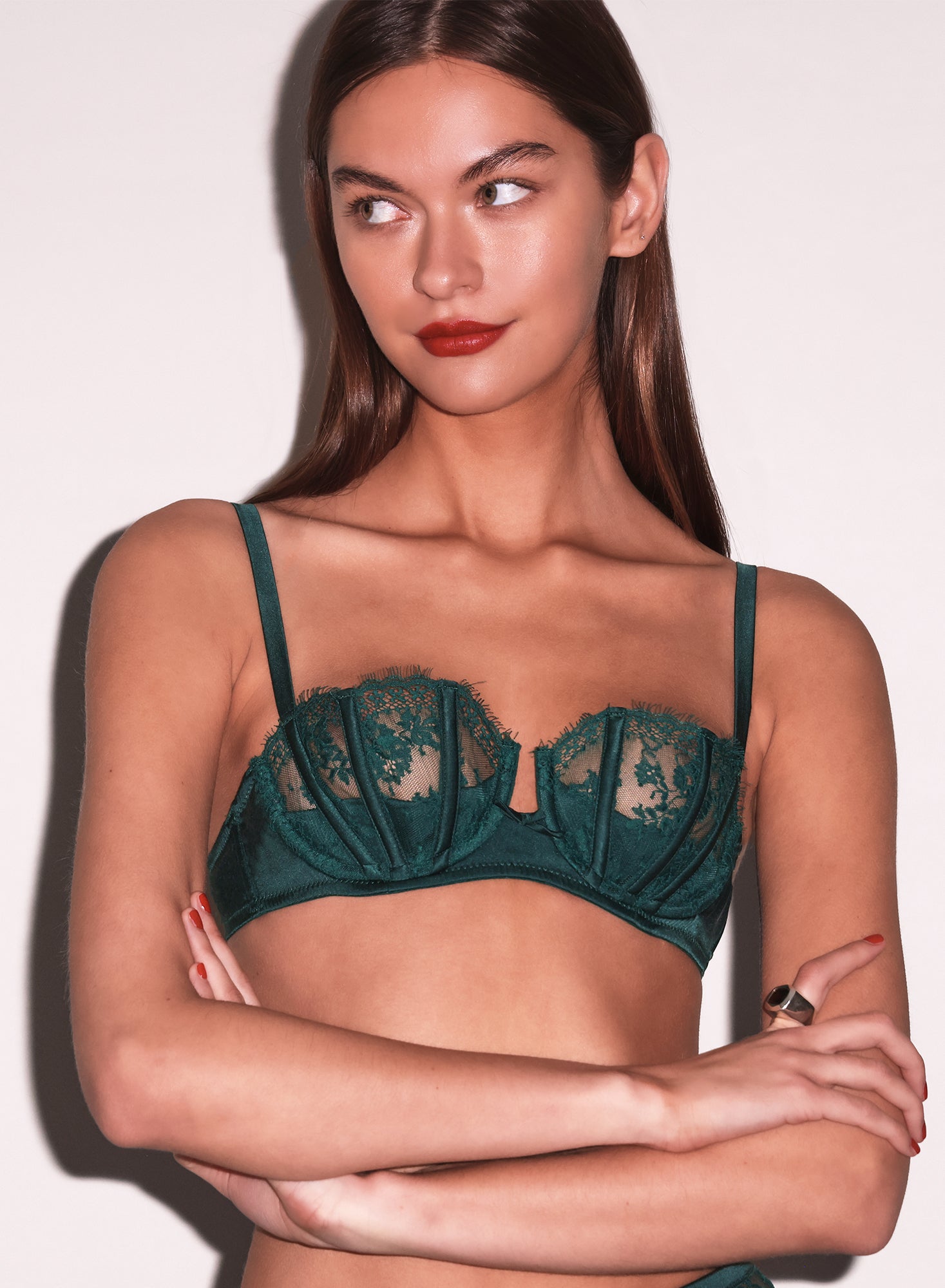 Frankie Lace Boned Balconette