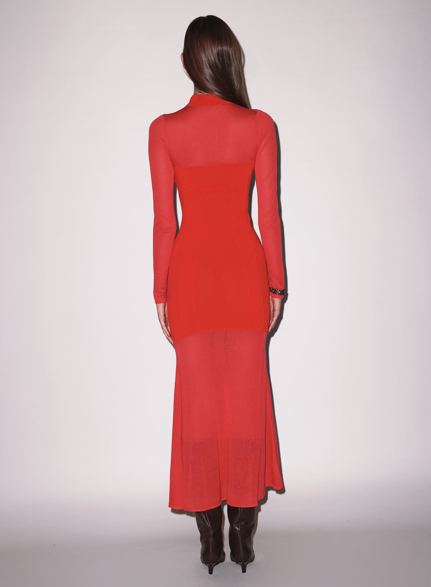 Kate Maxi Dress in red 