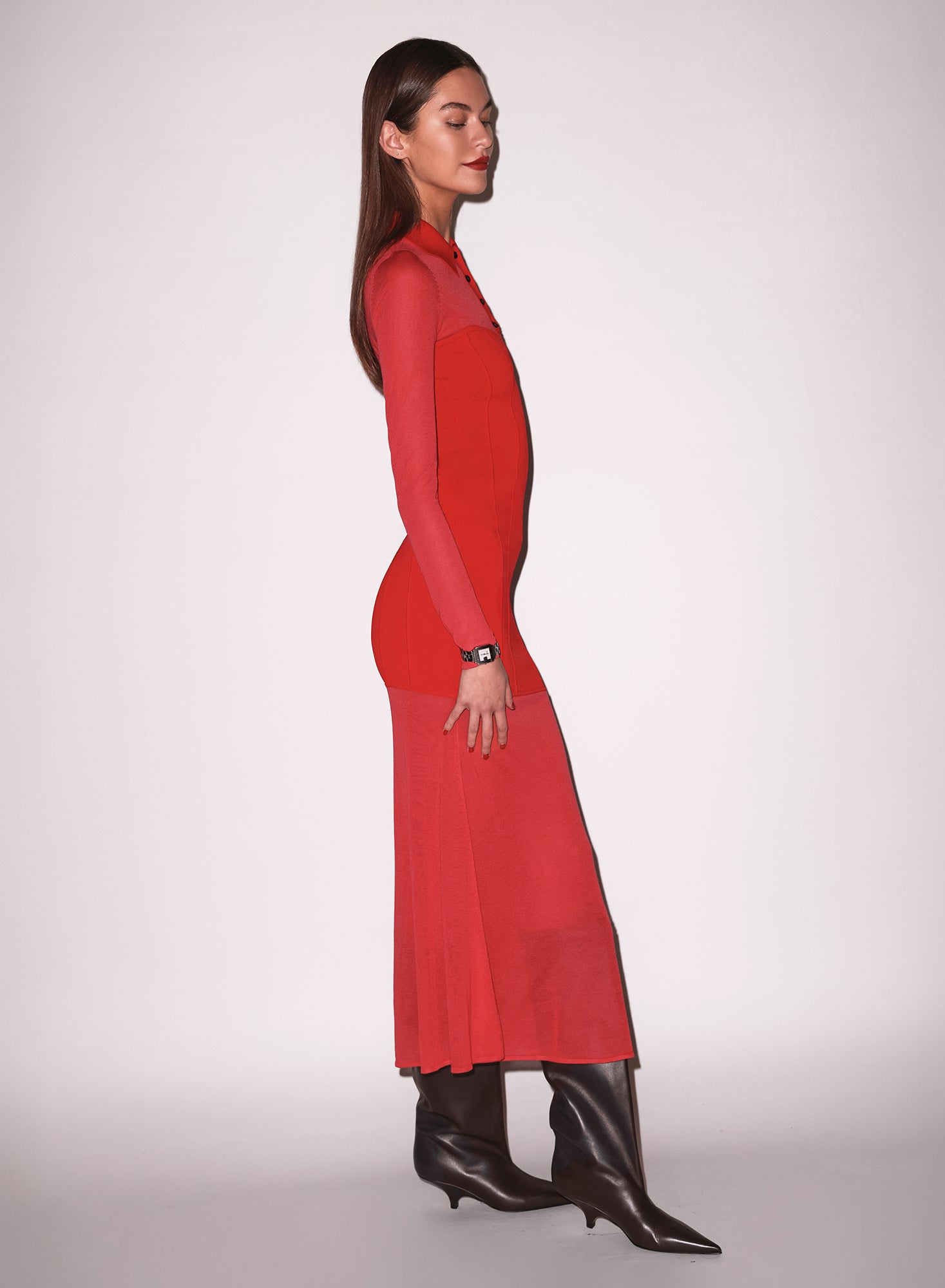 Kate Maxi Dress in red 