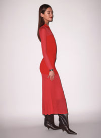 Kate Maxi Dress in red 