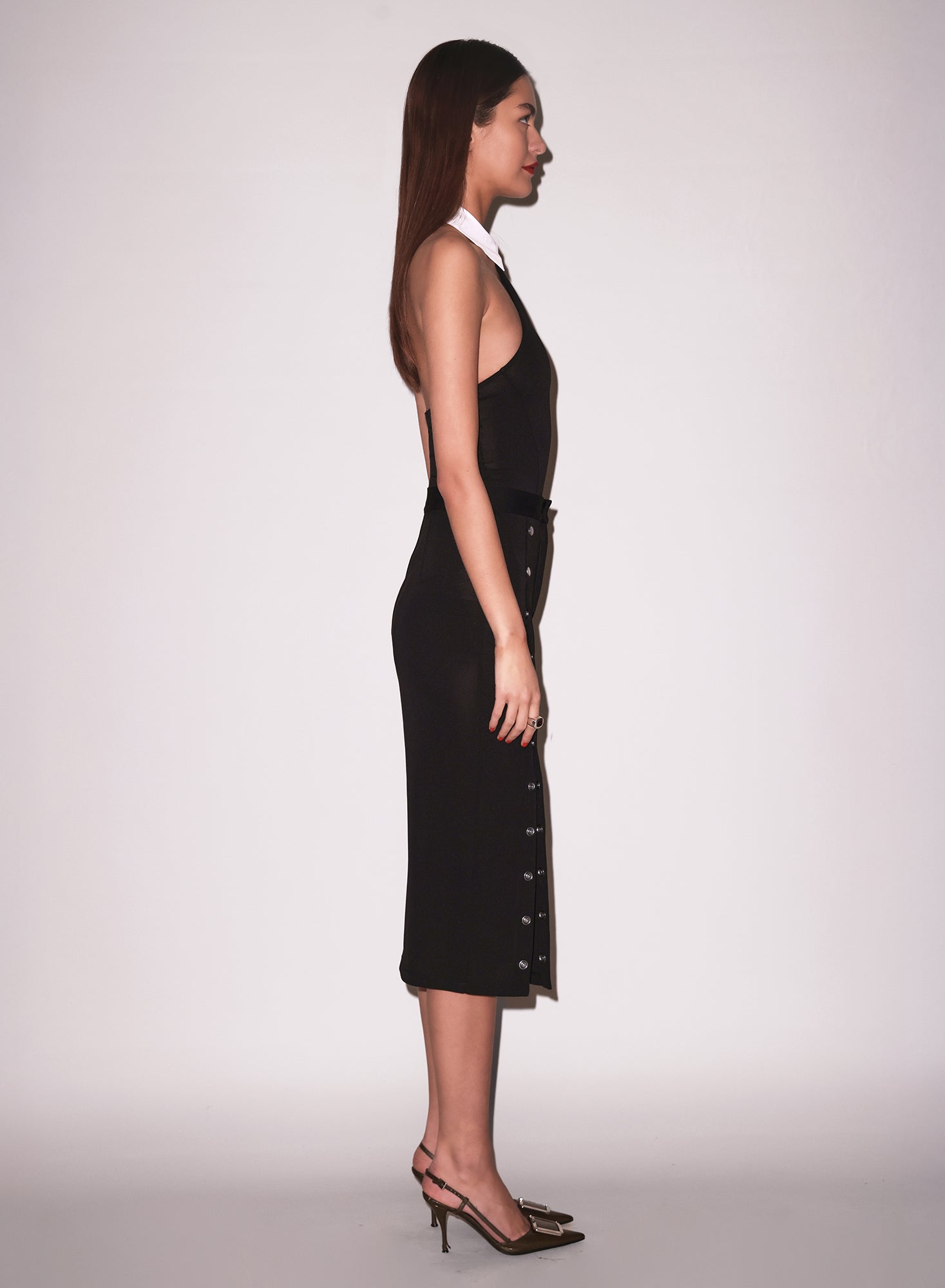 Hannah Bodysuit & Undo Me Skirt in black
