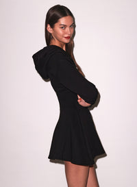 Unzip me hoodie in black
