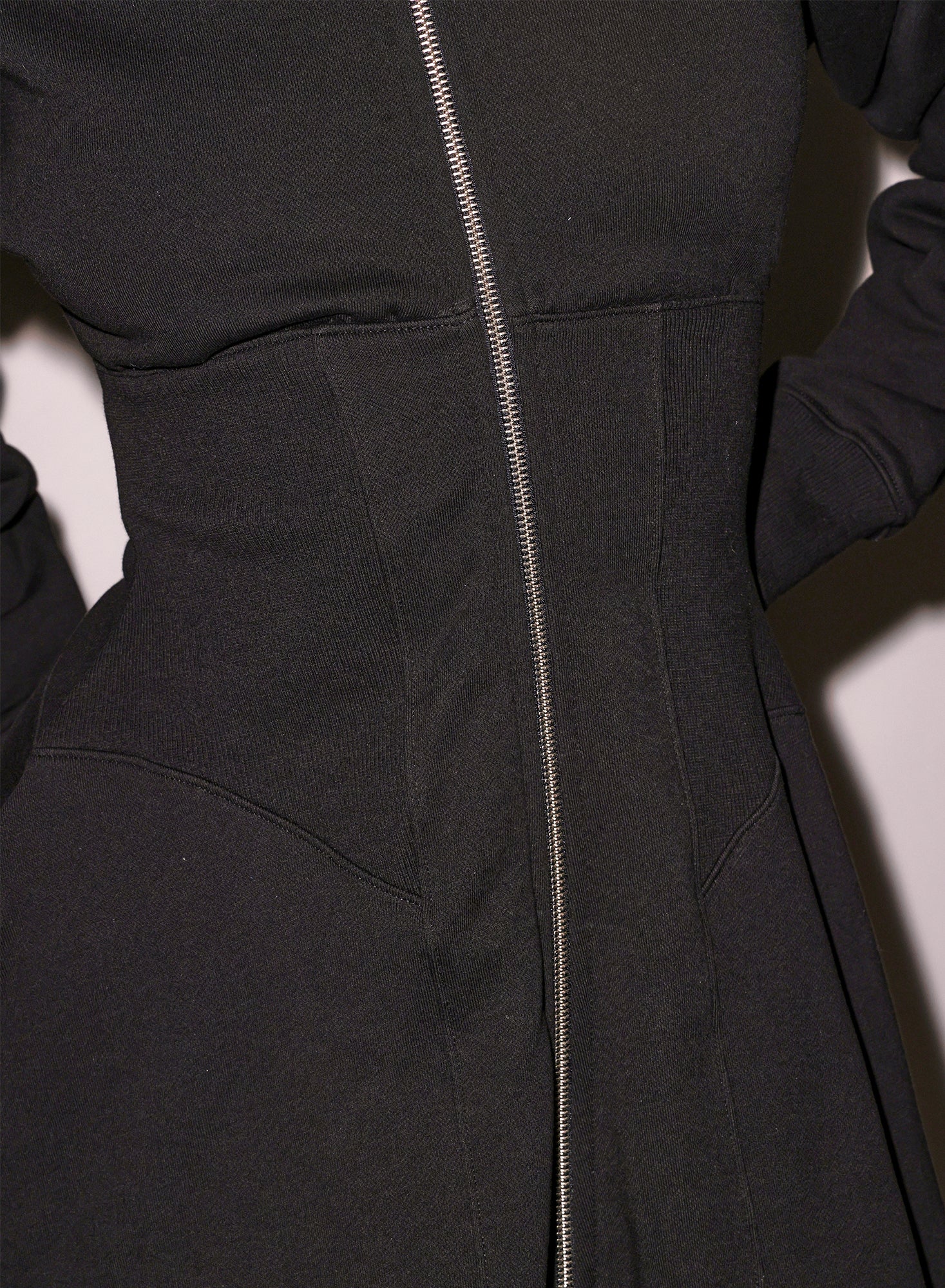 Unzip me hoodie in black