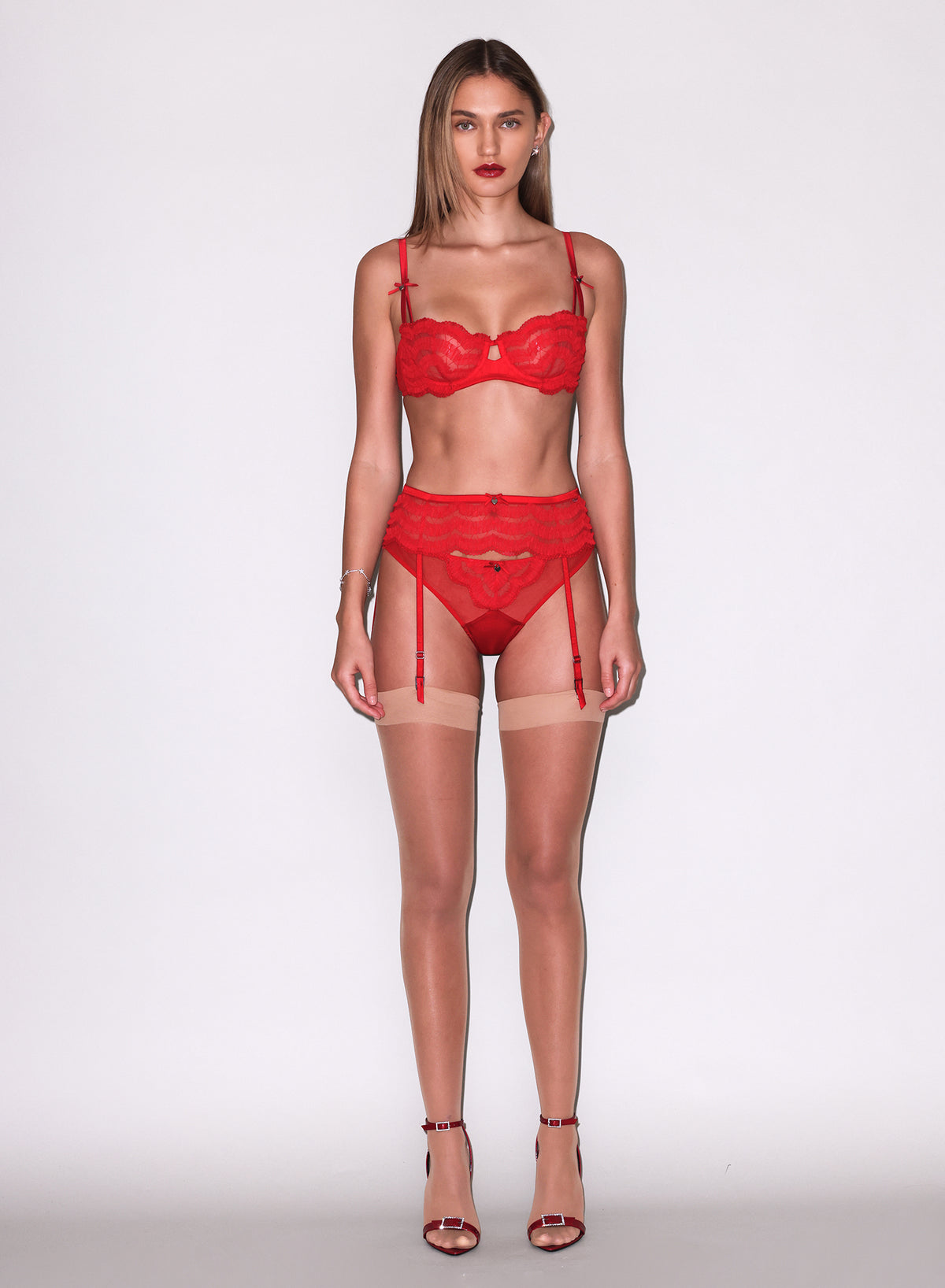 Frou Frou Embroidery Balconette Bra