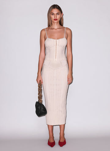 Body - rib maxi skirt