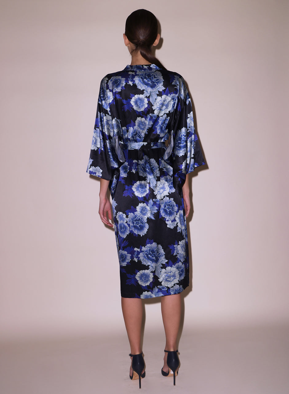 Tokyo rose - Unisex Silk Kimono | Fleur du Mal