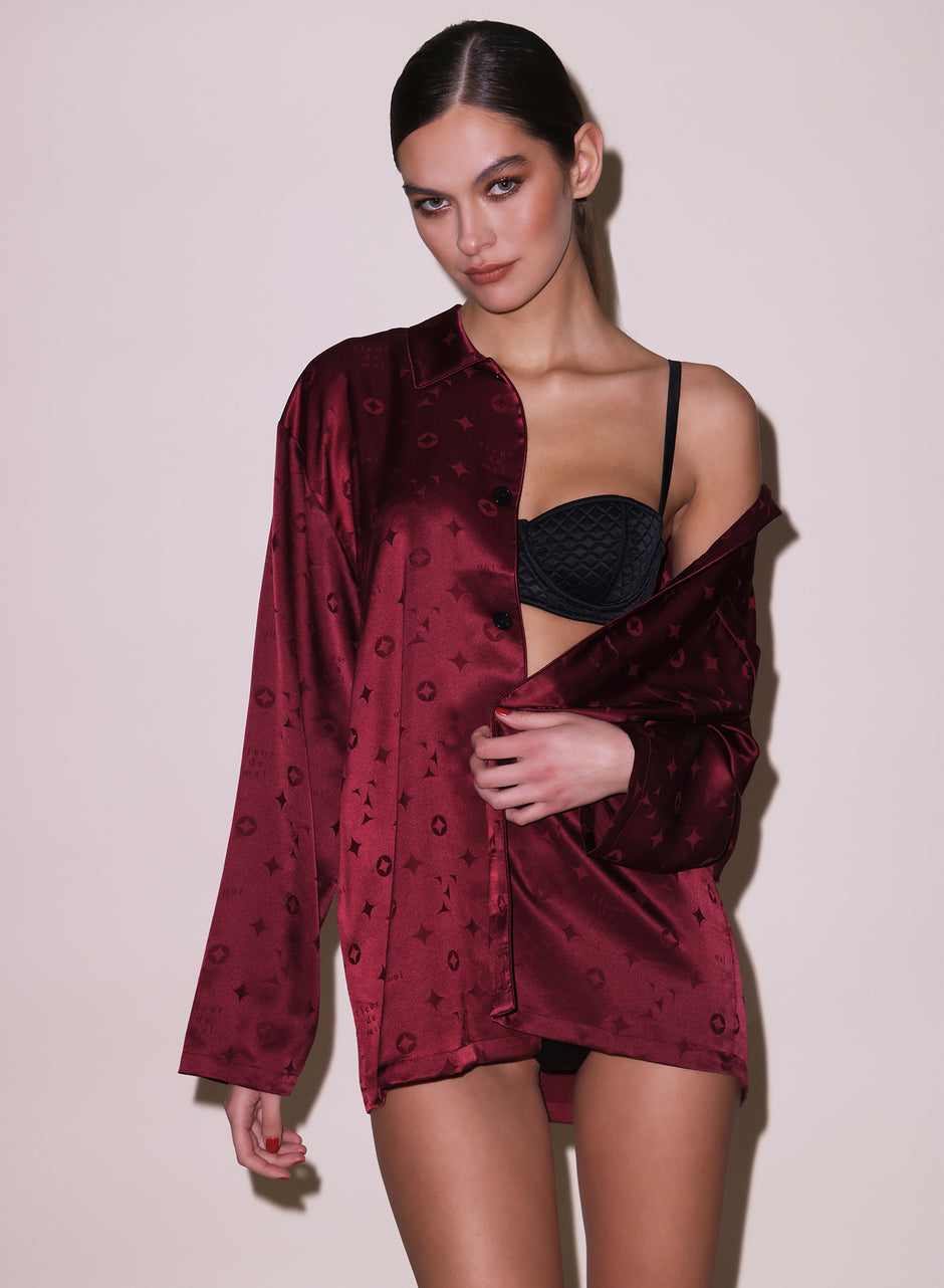  - Barolo Silk Jacquard PJ Set | Fleur du Mal