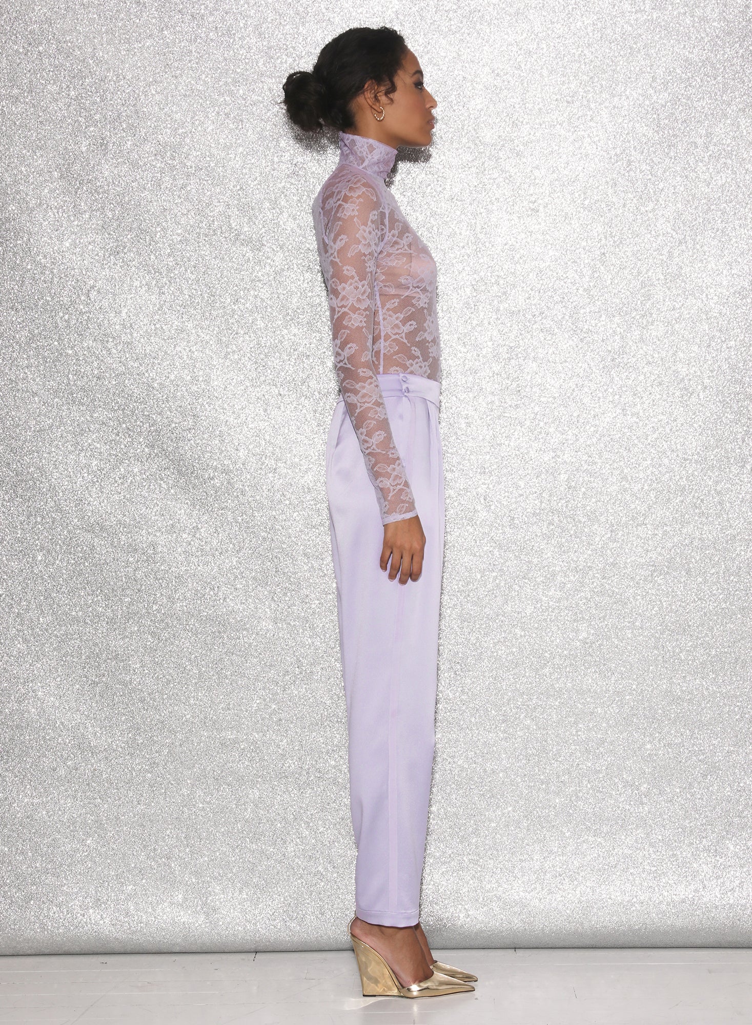 Pleated Tuxedo Pant