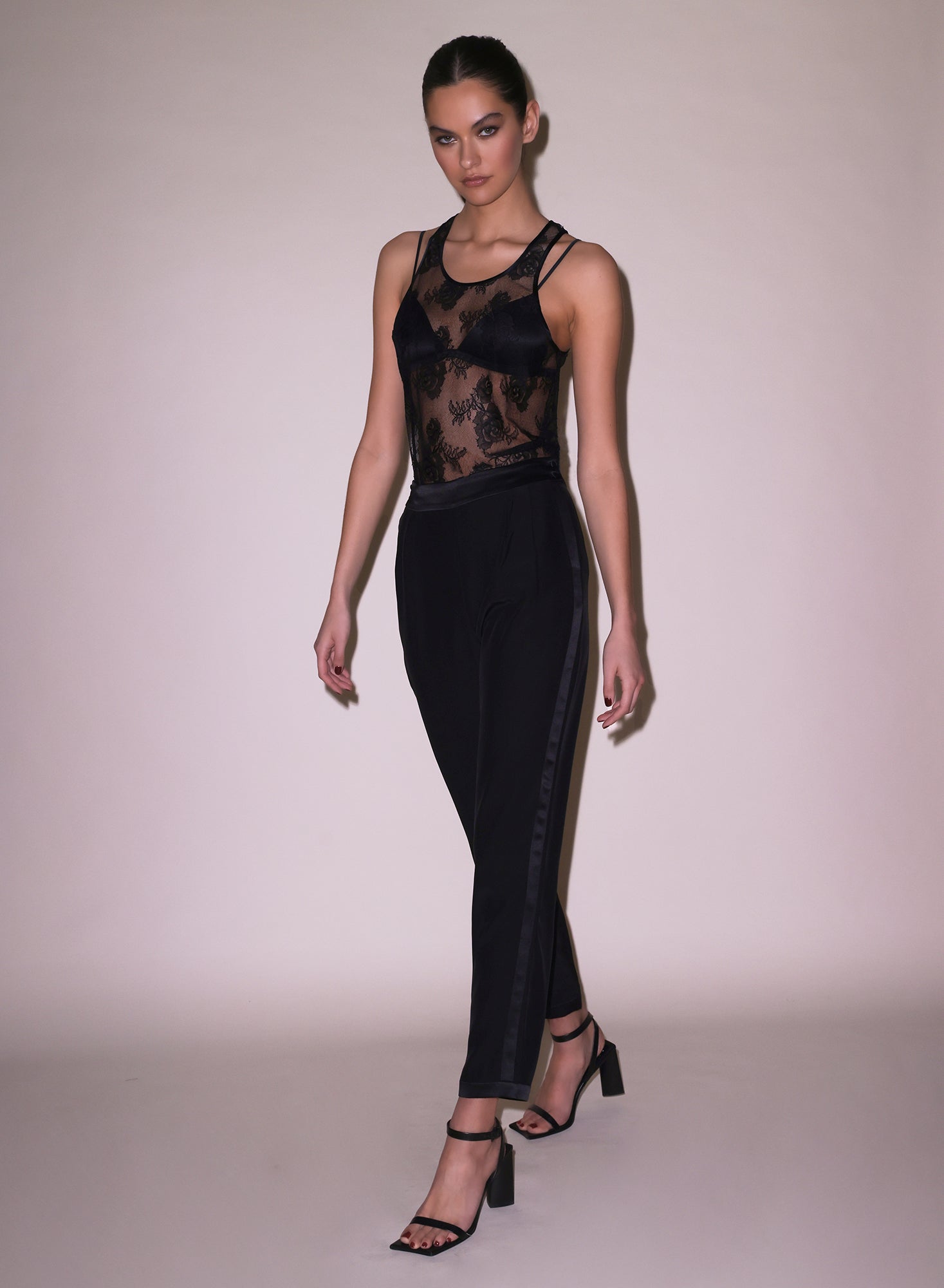 Unisex Bouquet Lace Tank | Fleur du Mal