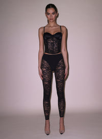 Lace & Jersey Legging