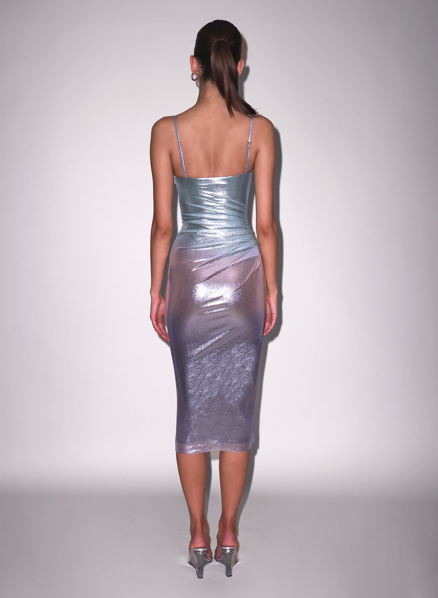 Ombre shine dress