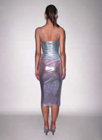 Ombre shine dress