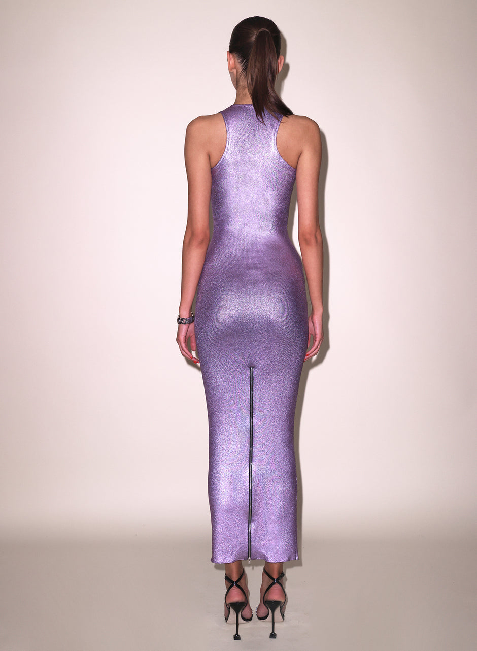 Metallic purple - Flash Racer Dress | Fleur du Mal